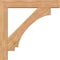 Ekena Millwork Imperial Block Smooth Bracket w/ Offset Brace, Western Red Cedar, 7 1/2"W x 44"D x 44"H BKT0806X44X44IMP05SWR - alternate 2